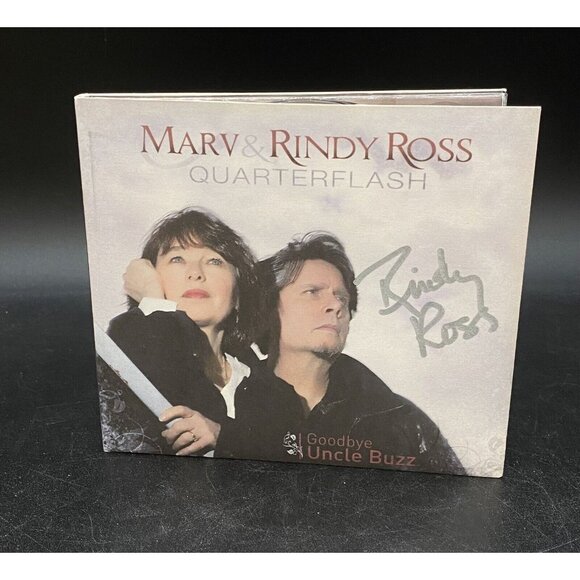 Marv & Rindy Ross Quarterflash Good Bye Uncle Buzz Autograph CD READ - Picture 1 of 4